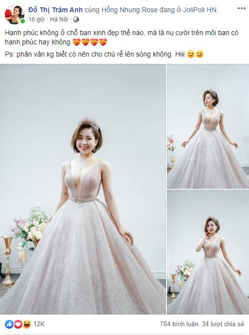 Đang phân vân không biết có nên cho chú rể lên sóng, hot girl Trâm Anh nóng mặt vì những bình luận khiếm nhã-2