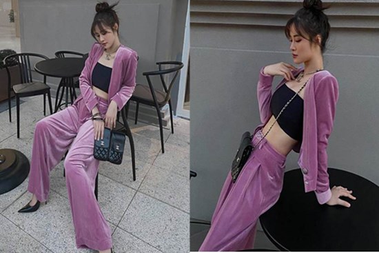 Bụng bầu vẫn diện crop top mỏng manh, còn ai sành điệu hơn Đông Nhi?