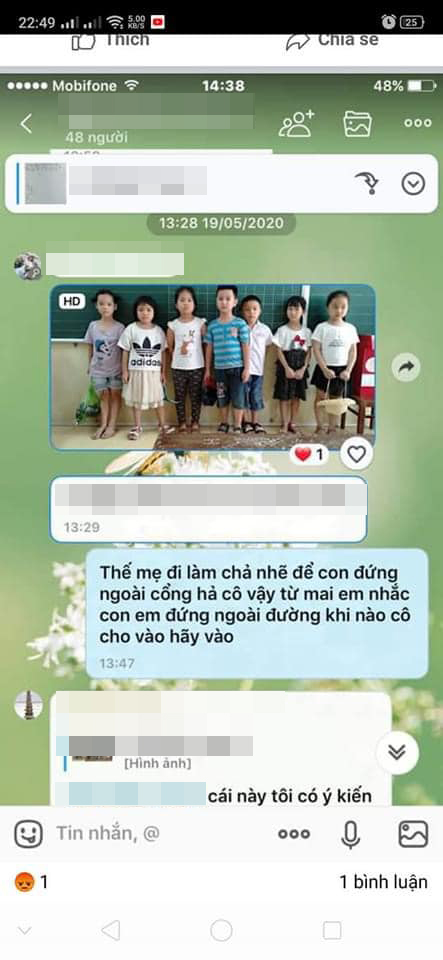 Vụ việc bé gái bị phê bình vì đi học sớm, phải đứng ngoài cổng trường giữa trưa nắng 40 độ, phụ huynh bức xúc: Con hiện giờ rất sợ cô-2