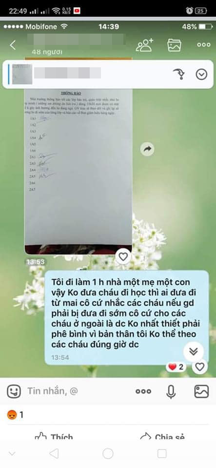 Vụ việc bé gái bị phê bình vì đi học sớm, phải đứng ngoài cổng trường giữa trưa nắng 40 độ, phụ huynh bức xúc: Con hiện giờ rất sợ cô-5