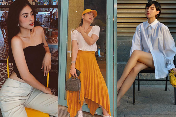 Ngọc Trinh copy Jennie nhưng lại thất thế trước cả Minh Hằng và Khánh Linh khi cùng chế khăn thành trang phục-10