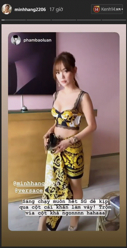 Ngọc Trinh copy Jennie nhưng lại thất thế trước cả Minh Hằng và Khánh Linh khi cùng chế khăn thành trang phục-3