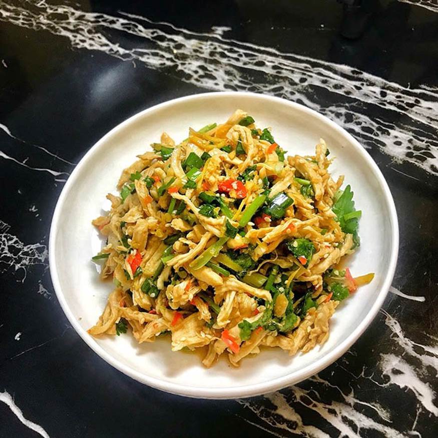 Mùa hè, làm ngay gà xé phay trộn cay cho ông xã nhậu chơi-6