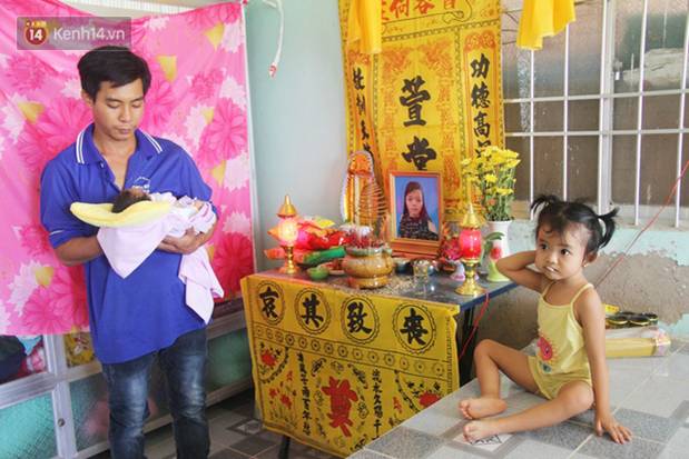 Vợ mất trên bàn mổ khi vừa sinh con gái, chồng chết lặng ôm 2 con khờ dại: Con bé cứ hỏi chừng nào mẹ mới dậy chơi với em-16