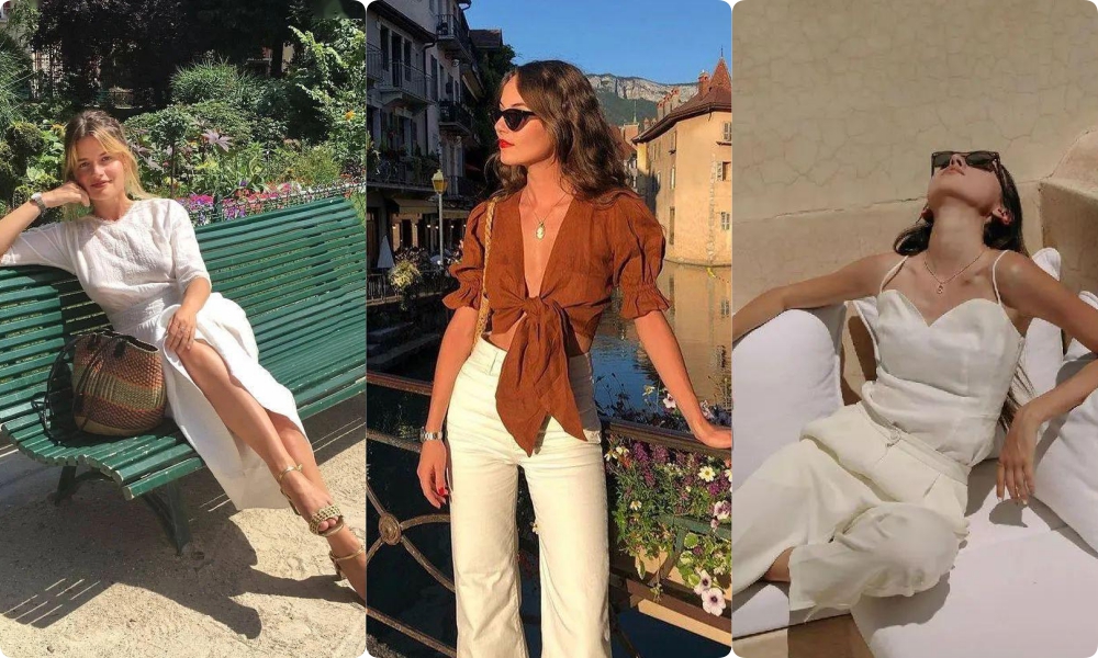 Ngoài váy lụa, phụ nữ Pháp còn mê mẩn váy áo thô đũi mộc mạc, dung dị mà phóng khoáng-1