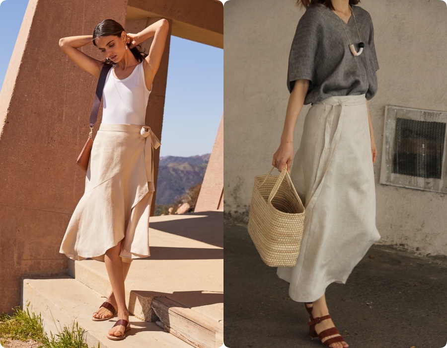 Ngoài váy lụa, phụ nữ Pháp còn mê mẩn váy áo thô đũi mộc mạc, dung dị mà phóng khoáng-10