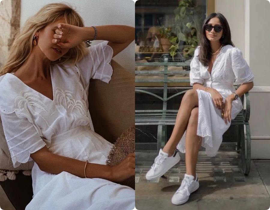 Ngoài váy lụa, phụ nữ Pháp còn mê mẩn váy áo thô đũi mộc mạc, dung dị mà phóng khoáng-6