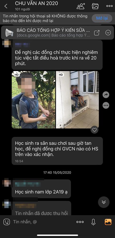 Phụ huynh ở Hà Nội phản ánh cô giáo không cho học sinh quay lại trong trường sau giờ tan học khiến con phải lang thang ngoài đường-1
