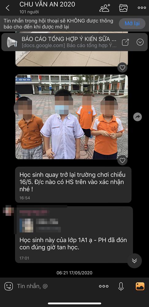 Phụ huynh ở Hà Nội phản ánh cô giáo không cho học sinh quay lại trong trường sau giờ tan học khiến con phải lang thang ngoài đường-3