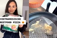Cô gái người Đức mê đắm món bánh tráng nướng Việt Nam liền làm clip hướng dẫn bạn bè quốc tế, nhưng dân mạng lại chỉ ra điều 'sai quá sai' này