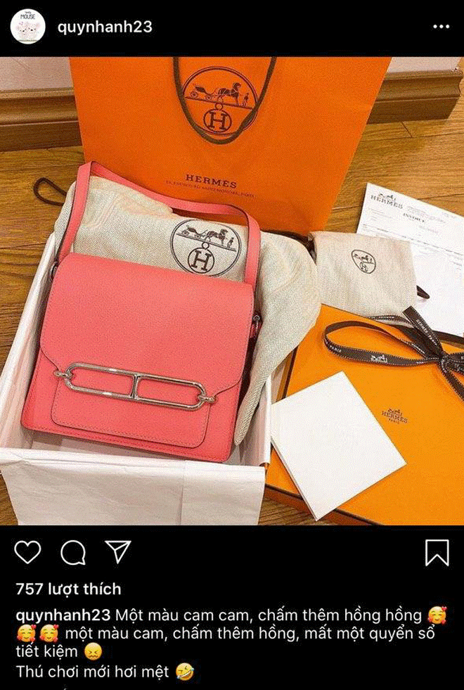 Vừa tiết lộ doanh thu 1 tháng gần 2 tỷ, bà bầu 9X Quỳnh Anh - vợ cầu thủ Duy Mạnh đã mạnh tay sắm cả núi đồ hiệu, ước tính giá trị không dưới trăm triệu-5