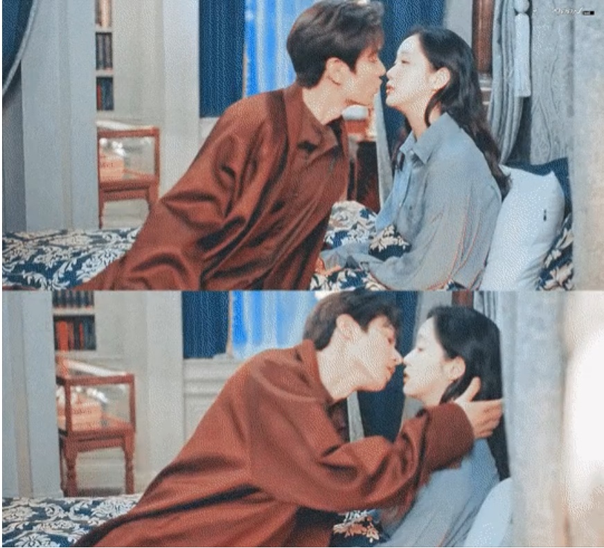 Netizen sang chấn tâm lí vì nụ hôn cổ của Lee Min Ho và Kim Go Eun trong Quân Vương Bất Diệt: Mị xem mà thòng tim thực sự!-1
