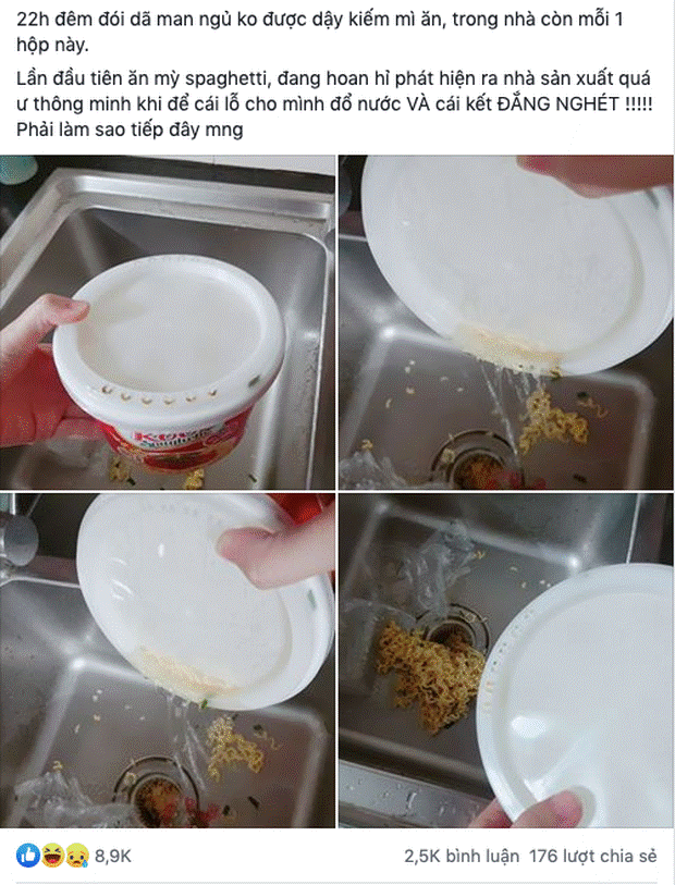 Đăng ảnh tai nạn nhớ đời khi nấu mì, cô gái khiến dân mạng vừa đồng cảm vừa tranh cãi: Đến món dễ làm nhất mà cũng toang” được ư?-1