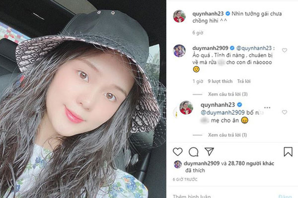 Hình ảnh mới nhất của vợ Duy Mạnh khi mang bầu: To gấp đôi mọi người-3