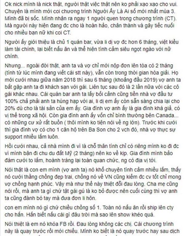 Người ấy là ai?: Cực phẩm khiến triệu thiếu nữ mê mệt bị tố ly hôn vì ngoại tình, lợi dụng gia đình nhà vợ-2