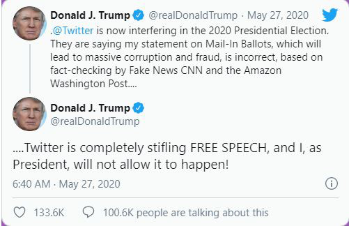 Ông Trump bị Twitter dằn mặt vì phát ngôn gây hiểu lầm-2