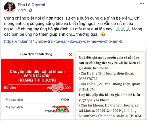 Ốc Thanh Vân xót xa, Lương Thuỳ Linh đến viếng và dành điều đặc biệt cho gia đình bé trai tử vong vì cây phượng bật gốc-3
