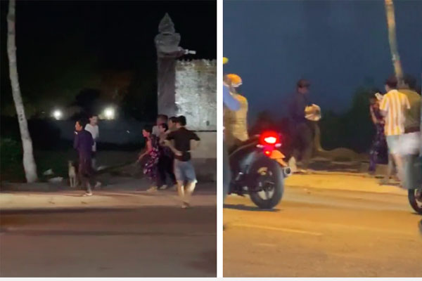 Clip cận cảnh bé Na” khổng lồ bị nhiều người ở Vĩnh Long vây bắt khi đang lang thang tìm đường về nhà-1