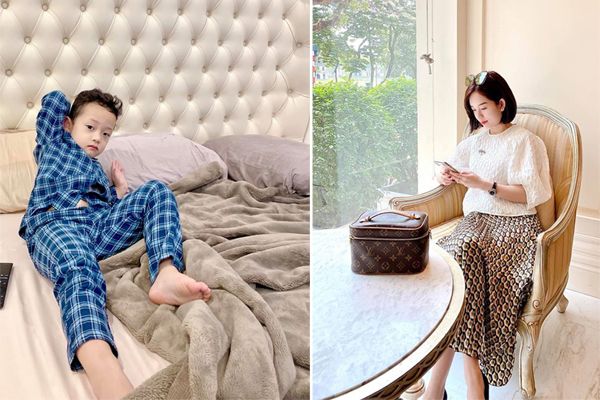 Đi nghỉ dưỡng ở resort sang chảnh tránh nóng, Ly Kute lại gây sốt vì chụp ảnh chung với mẹ ruột trẻ đẹp như 2 chị em-9