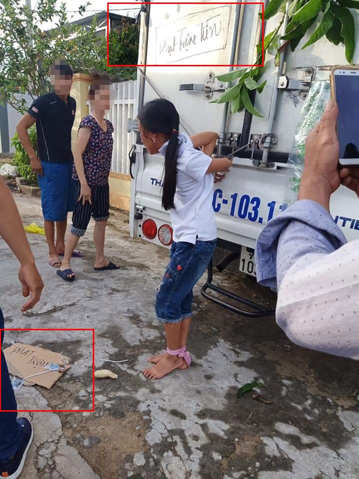 Bé gái ăn trộm tiền, ông bà và bố mẹ liền trói vào thùng xe tải đánh túi bụi, thời đại nào rồi còn dạy trẻ bằng đòn roi?-3