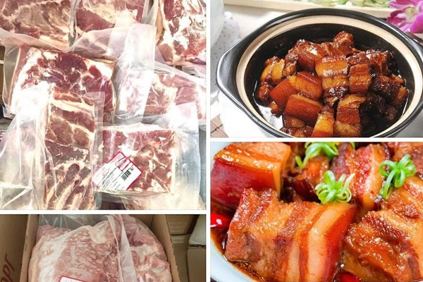 Sau quyết định nhập lợn sống về giết mổ để bình ổn giá, giá lợn hơi giảm nhẹ nhưng giá thịt ở chợ dân sinh vẫn ở mức gần 200 nghìn đồng/kg-3