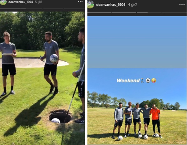 Văn Hậu đi lượn với cạ cứng nhưng ngủ quên trên xe và bị troll hài hước: Đúng là đừng ngủ khi lũ bạn thân còn thức mà-1