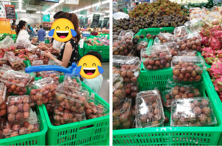 Đi cùng con nhỏ tới siêu thị mua mận nhưng lại có hành động cực xấu tính, cặp vợ chồng trẻ khiến dân mạng bức xúc-2
