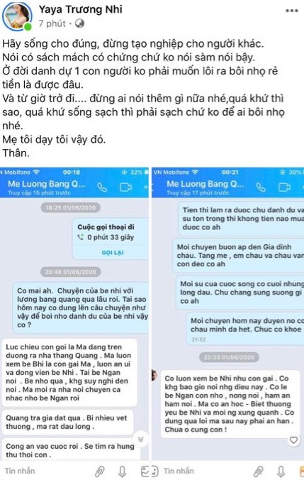 Lương Bằng Quang vừa bị đánh trên đường, Yaya Trương Nhi lập tức lên tiếng khi bị nghi liên quan: Nói có sách mách có chứng chứ không nói xàm nói bậy-1