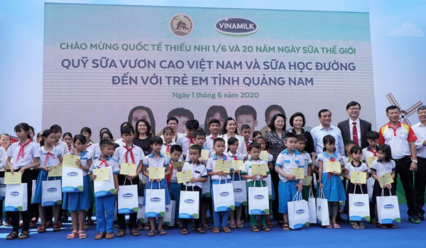 Quảng Nam chính thức triển khai chương trình Sữa học đường-3