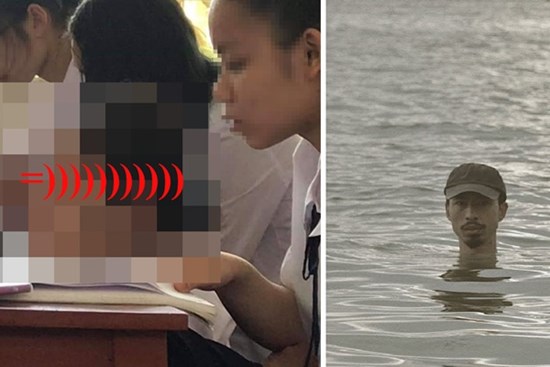 Nữ sinh khiến mọi người sợ thót tim vì dáng ngủ siêu bá đạo, ai nhìn vào cũng ngỡ anh em họ với Đen Vâu vì điều này