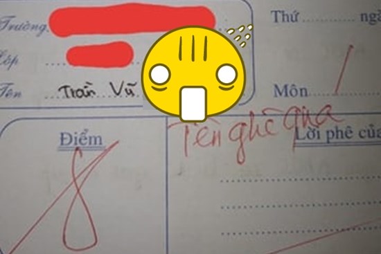 Viết vội tên vào bài kiểm tra, nữ sinh khiến ai nấy sợ xanh mặt, đến thầy giáo cũng hoảng hốt phê 