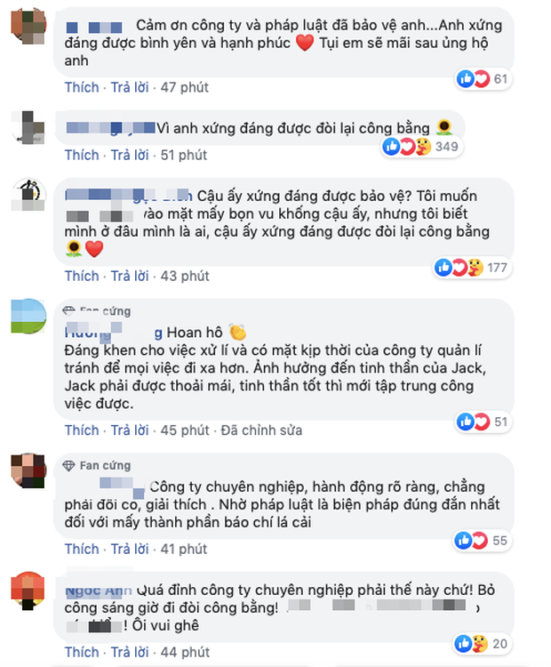 Giữa lùm xùm nói xấu, phía Jack có động thái cực mạnh mẽ: Làm gì mà netizen đồng loạt ủng hộ?-2