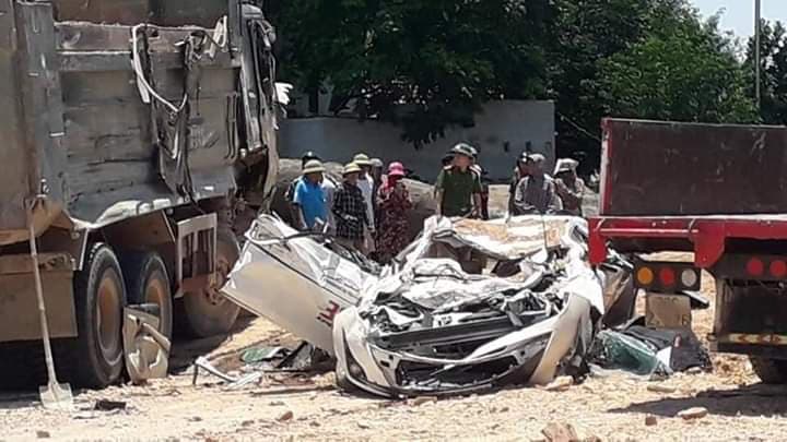 Danh tính nạn nhân thiệt mạng vụ xe tải chở đất đè bẹp xe con, 4 người thương vong-6