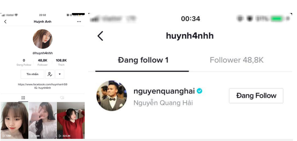 Fan mệt mỏi vì Huỳnh Anh theo dõi lại Quang Hải trong đêm, đặt lại trạng thái hẹn hò sau loạt động thái rạn nứt-2