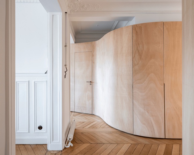 Căn hộ 130m2 với tuyệt chiêu xây tường cong uyển chuyển như dải ruy băng-7