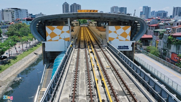 Cảnh nhếch nhác ở đường sắt Cát Linh - Hà Đông-3