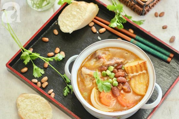 Sườn nấu đậu mềm ngon, tuần nào con tôi cũng đòi mẹ nấu-9