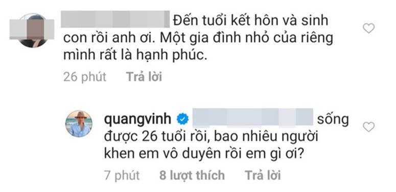 Bị hỏi chuyện lấy vợ sinh con, Quang Vinh gay gắt ra mặt: Bao nhiêu người khen em vô duyên rồi em gì ơi?-1