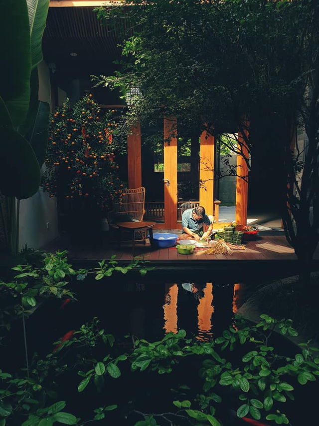 Gia đình trẻ ở Đà Nẵng làm vườn, nuôi cá trong biệt thự giữa phố-5