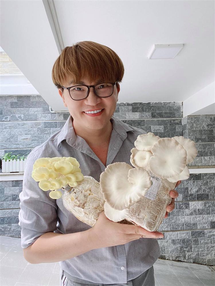 Ngắm vườn rau và nấm sạch do chính tay MC Đại Nghĩa tự trồng trên sân thượng nhà mình ở quận 7, TP HCM-11