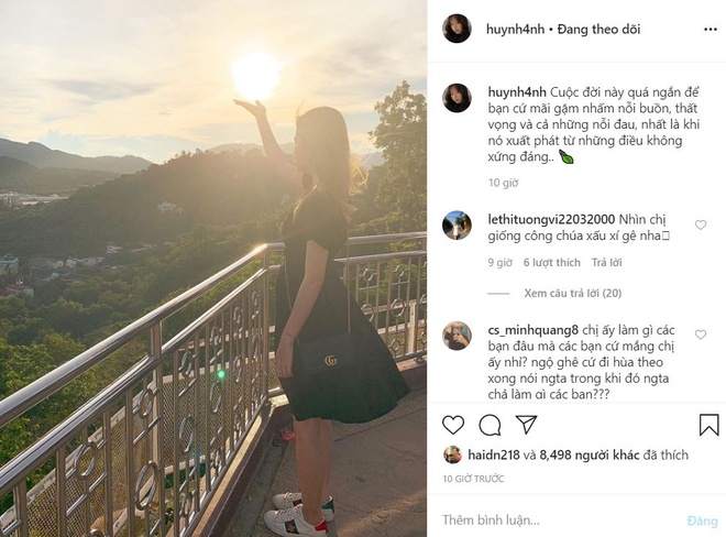 Huỳnh Anh lại đăng status tâm trạng-1