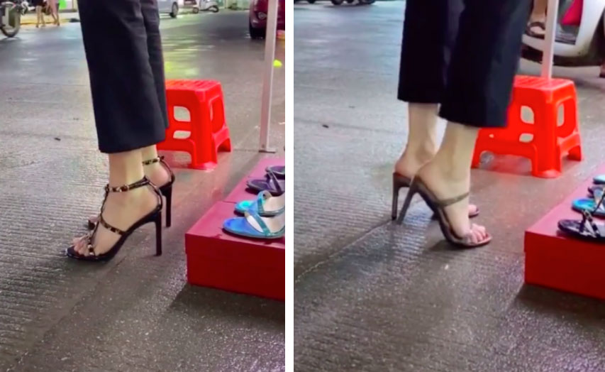 Sở hữu đôi chân vừa nuột lại mịn hơn cả con gái đôi mươi khiến chàng trai bán dép dạo lề đường bỗng nổi tiếng khắp mạng xã hội-1