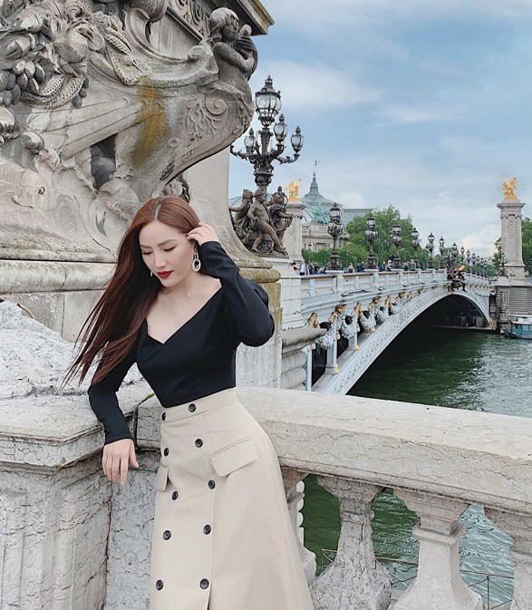 Từ ngày có chồng, Bảo Thy ngày càng ăn mặc trẻ trung hơn trước-4