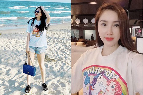 Từ ngày có chồng, Bảo Thy ngày càng ăn mặc trẻ trung hơn trước