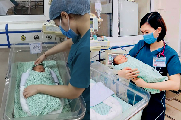 Bé sơ sinh bị bỏ rơi giữa nắng 40 độ C không tổn thương tai, mắt-1