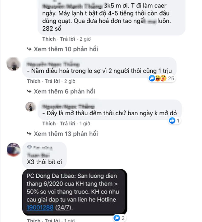 Dân mạng tái mặt nhìn hóa đơn tiền điện tháng này tăng phi mã: Nóng nữa chắc lên công ty ngủ!-1