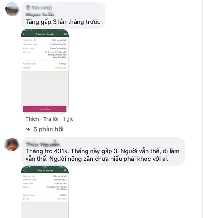 Dân mạng tái mặt&nbsp;nhìn hóa đơn tiền điện tháng này tăng phi mã: Nóng nữa chắc lên công ty ngủ!-2