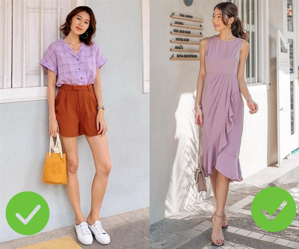 Hot nhất năm nay chính là trang phục màu tím nhưng để diện đẹp mà không sến thì các nàng cần tránh 3 sai lầm sau-8