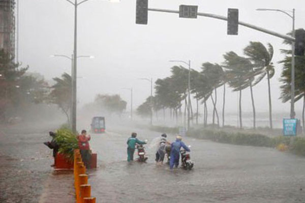 Bão số 1 Nuri giật cấp 11 trên biển, Hà Nội mưa to, nguy cơ ngập úng cao-1