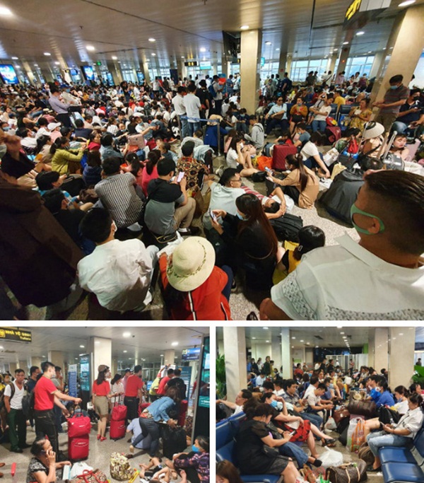 Sân bay Tân Sơn Nhất mở lại đường băng, các chuyến bay từ 13h chuẩn bị được cất cánh-3